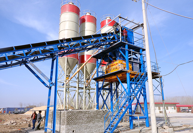 農村投資建設一套小型攪拌站多少錢？