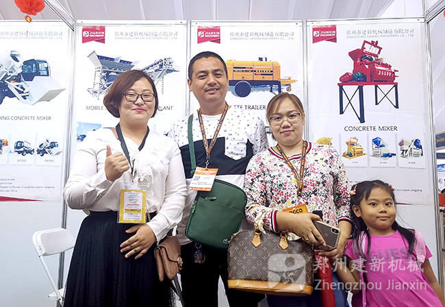 建新機械混凝土攪拌設備亮相菲律賓成焦點！